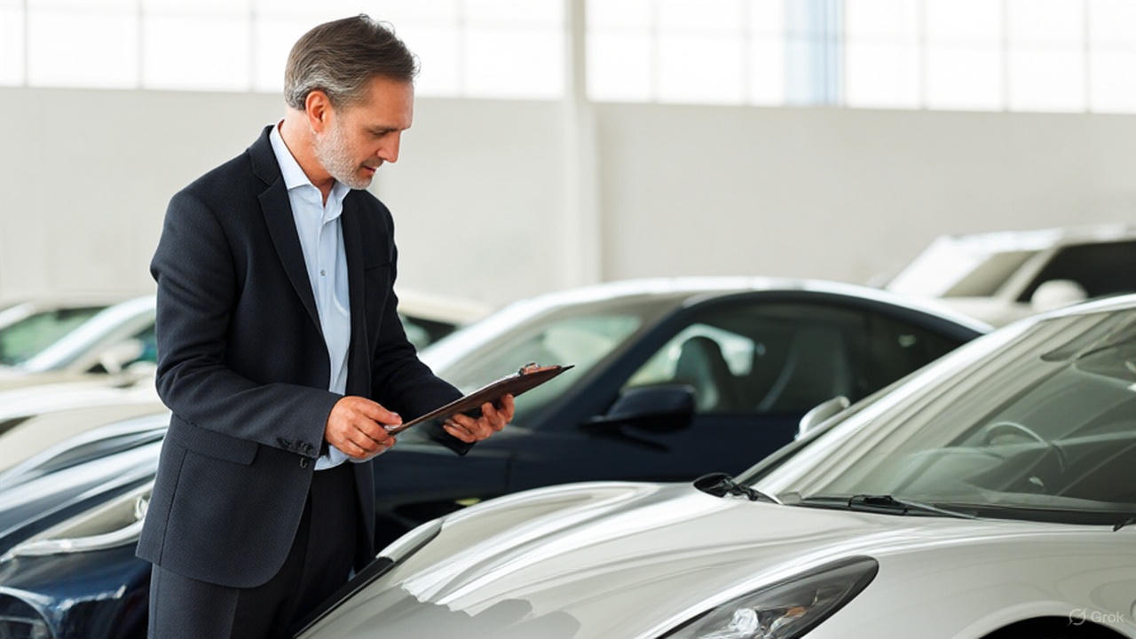 Car valuation illustration